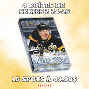 Break #S2072 - 4 BOÎTES HOBBY SERIES 2 24-25 - ÉQUIPES ALÉATOIRES - 15 SPOTS