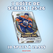 Break #S1137 - 1 BOÎTE HOBBY SERIES 1 25-26 - ÉQUIPES ALÉATOIRES - 10 SPOTS