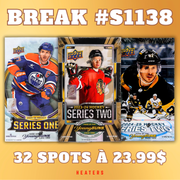 Break #S1138 - 1 BOÎTE HOBBY SERIES 1 25-26 + 1 SERIES 2 24-25 + 1 SERIES 2 23-24 - ÉQUIPES ALÉATOIRES - 32 SPOTS